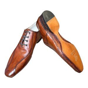 ZENOBI GOODYEAR WELT SADDLE OXFORDS ITALIAN MENS DRESS SHOES NEW EU 42